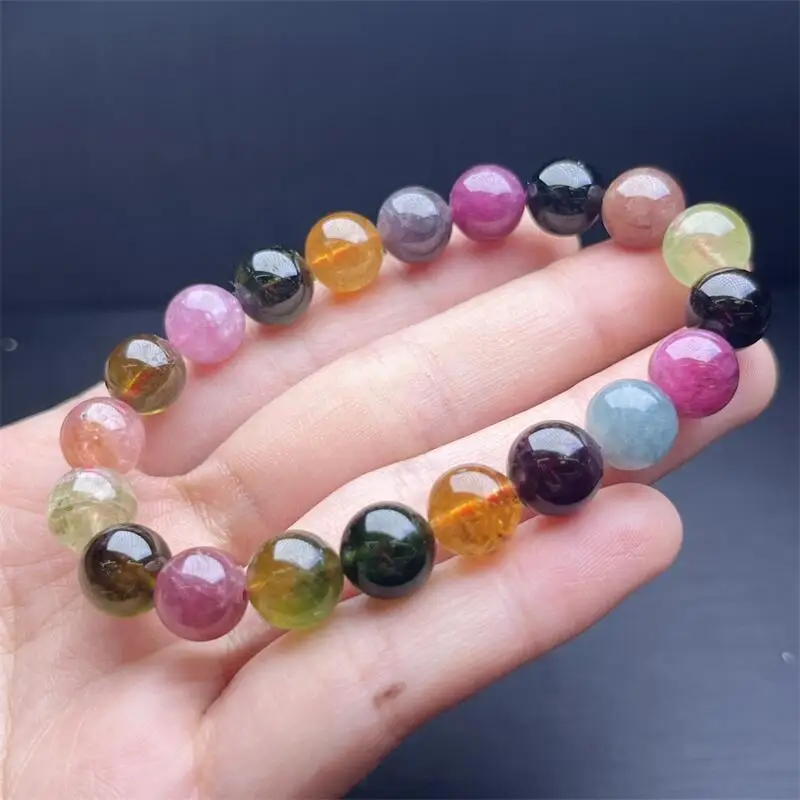 8MM Natural Green Aventurine Bamboo Bracelet Colorful Gemstone Bead Strings Fashion Beautifully Jewelry Gift 1PCS