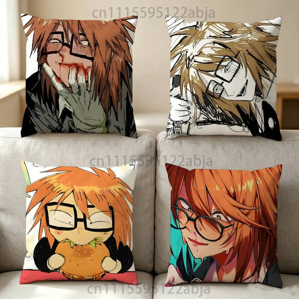 R-Randal Ivory Ranfren Throw Pillow Case 40x40cm Decoration DIY Square Chair Pillowcase Pad Cover