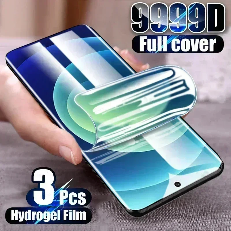 3PCS Hydrogel Film For Motorola Moto G Stylus 5G 2020 2021 2022 2023 Power Play Defy 2 G9 Play Plus Screen Protector Cover Film