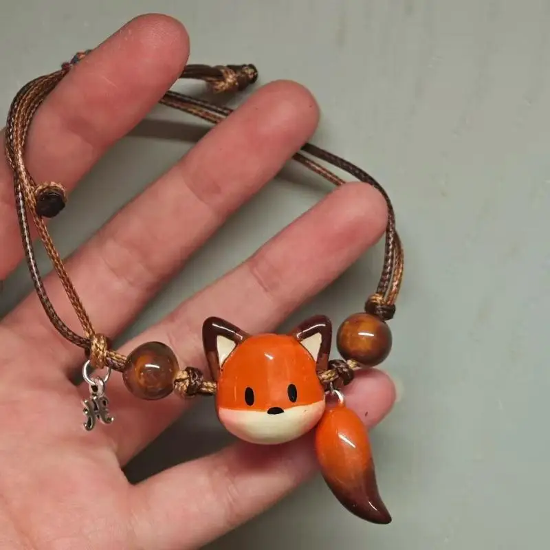 1/3/5 Stück, kreatives, handgefertigtes Armband in Tierform, niedlicher kleiner Fuchs, einzigartiges Accessoire für Damen, ideal für den täglichen Gebrauch, Partys oder als Geschenk. – Detail 7
