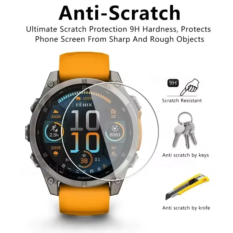 3PCS Smart Watch Screen Protector For Garmin Epix Gen 2 / Epix Pro Gen 2 47mm 51mm Tempered Glass Protective Film image 4