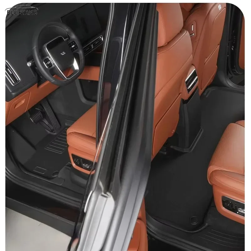 For Li Auto L8 Livis/Ultra 2026+ TPE Floor Mats Durable Design Waterproof Luggage Mat Foot Pads Trunk Mats Accessories 5 seats