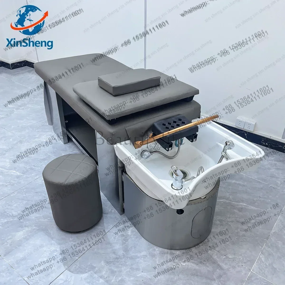 

Кушетка для мытья головы и SPA-процедур xx39, массажный стол для салонов красоты, коммерческая мебель для парикмахерских