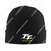 Isle Of Man TT Races Manx Knit Hat Beanie Winter Hats Warm New Caps Men Women