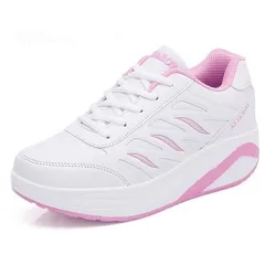 2021Designer White Platform Sneakers Casual Shoes Women Tenis Feminino Women Wedges Shoes Footwear Basket Femme Trainers Women
