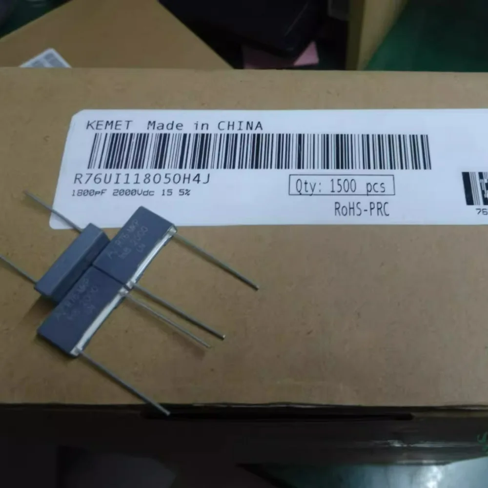 

10pcs/lot AV R76 0.0018uf/2000V 1.8nf 1800pf 1n8 182 Brand New 15mm Film Capacitor R76UI118050H4J