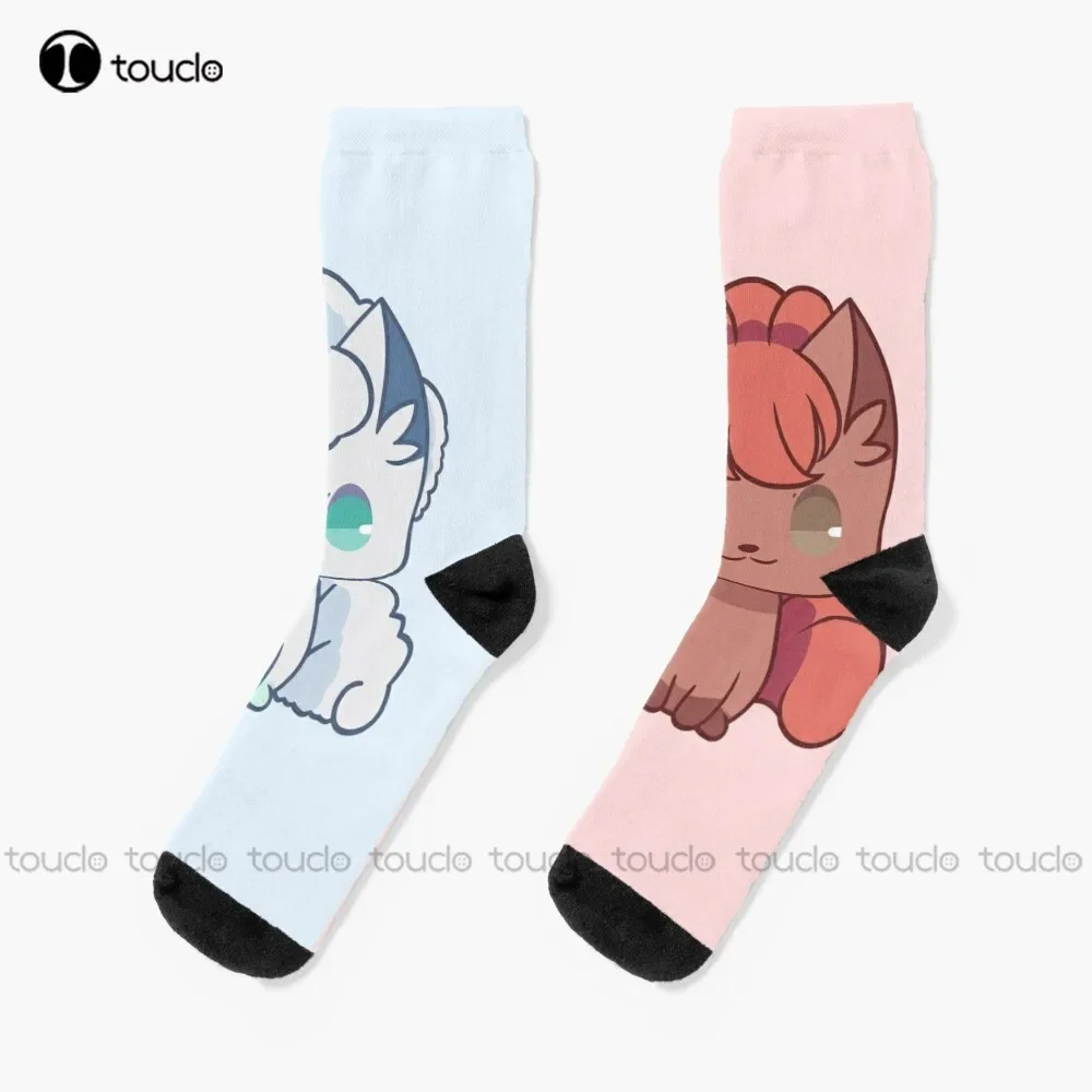 

Fire & Ice Soccer Socks Women Fashion Creative Leisure Funny Art Abstract Oil Painting Street Skateboard Socks 1Pair