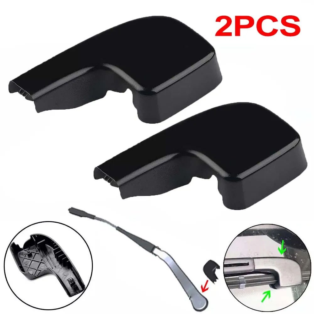 2pcs 61617138990 7138990 Car Front Wiper Windshield Arm Nut Cover Caps For BMW 3 Series E90 E91 E92 E93 Touring Coupe 2004-2013
