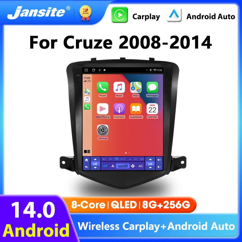 2Din Android Car Radio For Chevrolet Cruze 2008-2014 Carplay Multimedia Video Player Navigaion Head Unit Stereo Audio