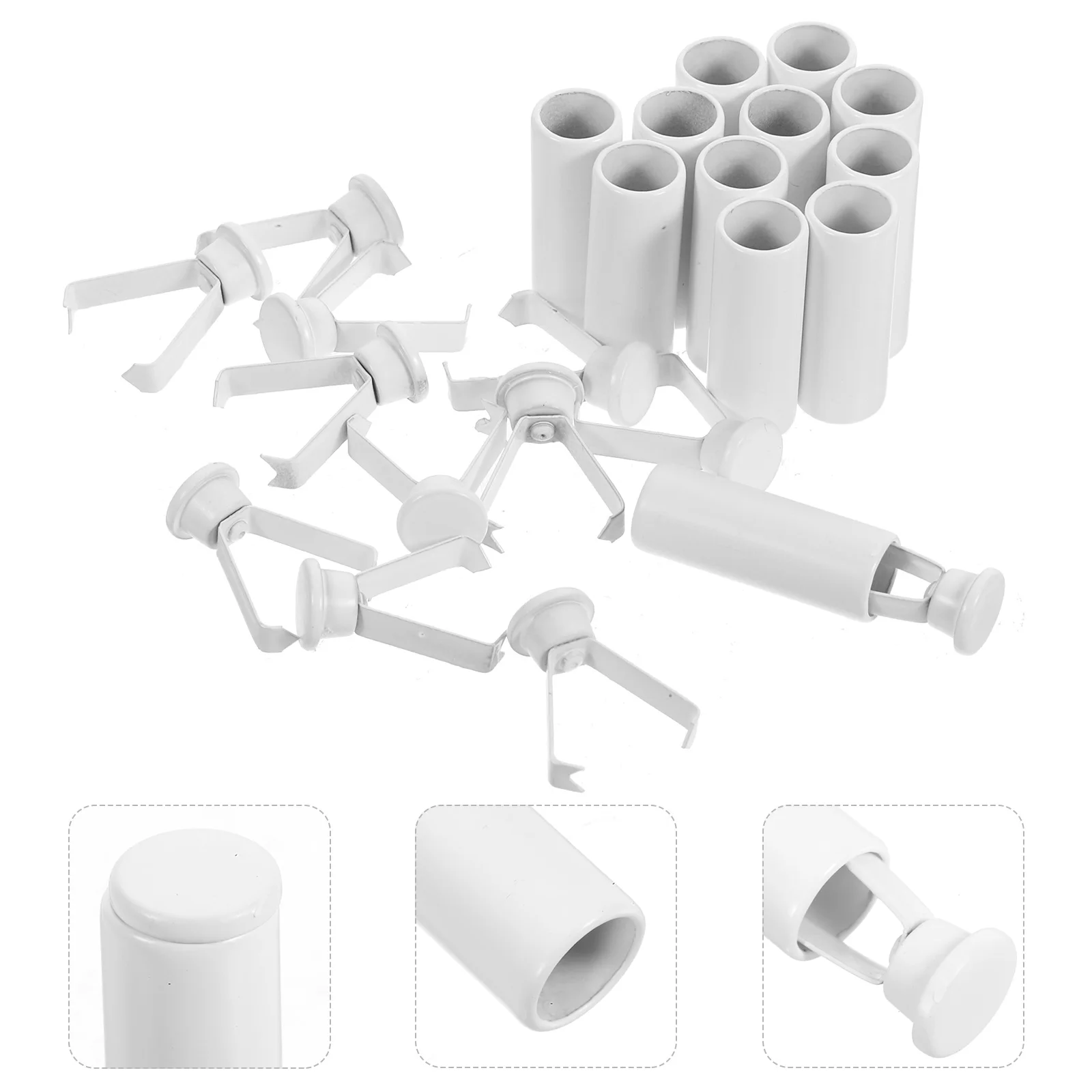 

12pcs Bronze Metal Cord End Caps Drawstring Stoppers for Hoodies Sports Clothing Zinc Alloy Pendulum Charm Stable