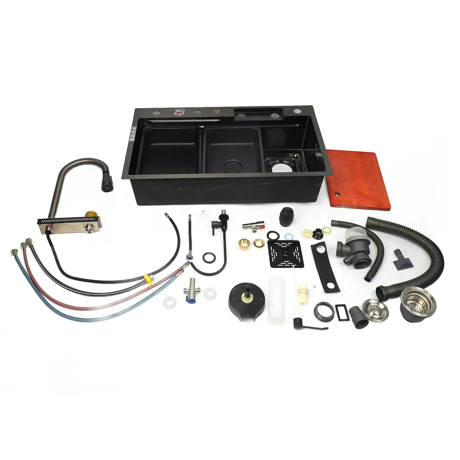 Kitchen Sink Professional Modern Simple Style Thickened Large Capacity Undermount Stainless Steel Sink for Home Kitchen