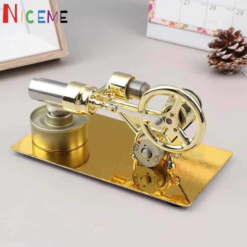 1PCS Hot Air Stirling Engine Motor Model Fluid Dynamic Physics Experimental Model Educational Science Toys