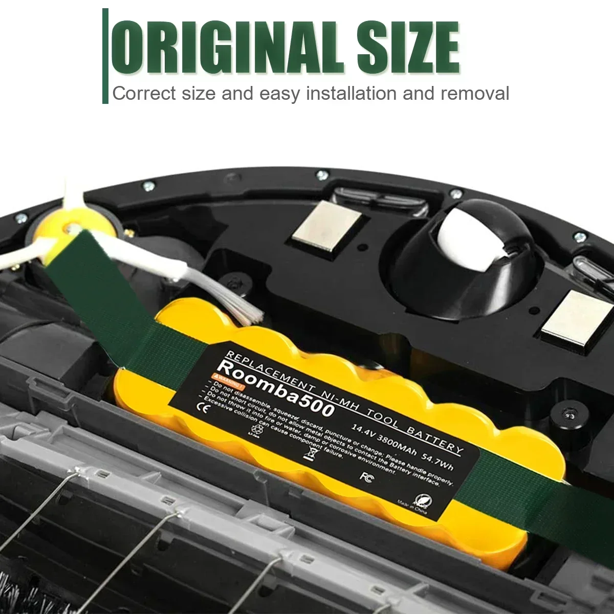 Batería de 14,4 V 5000mAh para iRobot 500 600 700 800 900 series batería para iRobot Roomba14.4 V 620 650 770 780 580