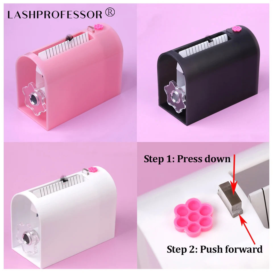 Self Fanning Lash Extension Machine Eyelash Extractions Easier Makeup Tool  Acrylic Storage Box Lash Fanning Machine With Drawer