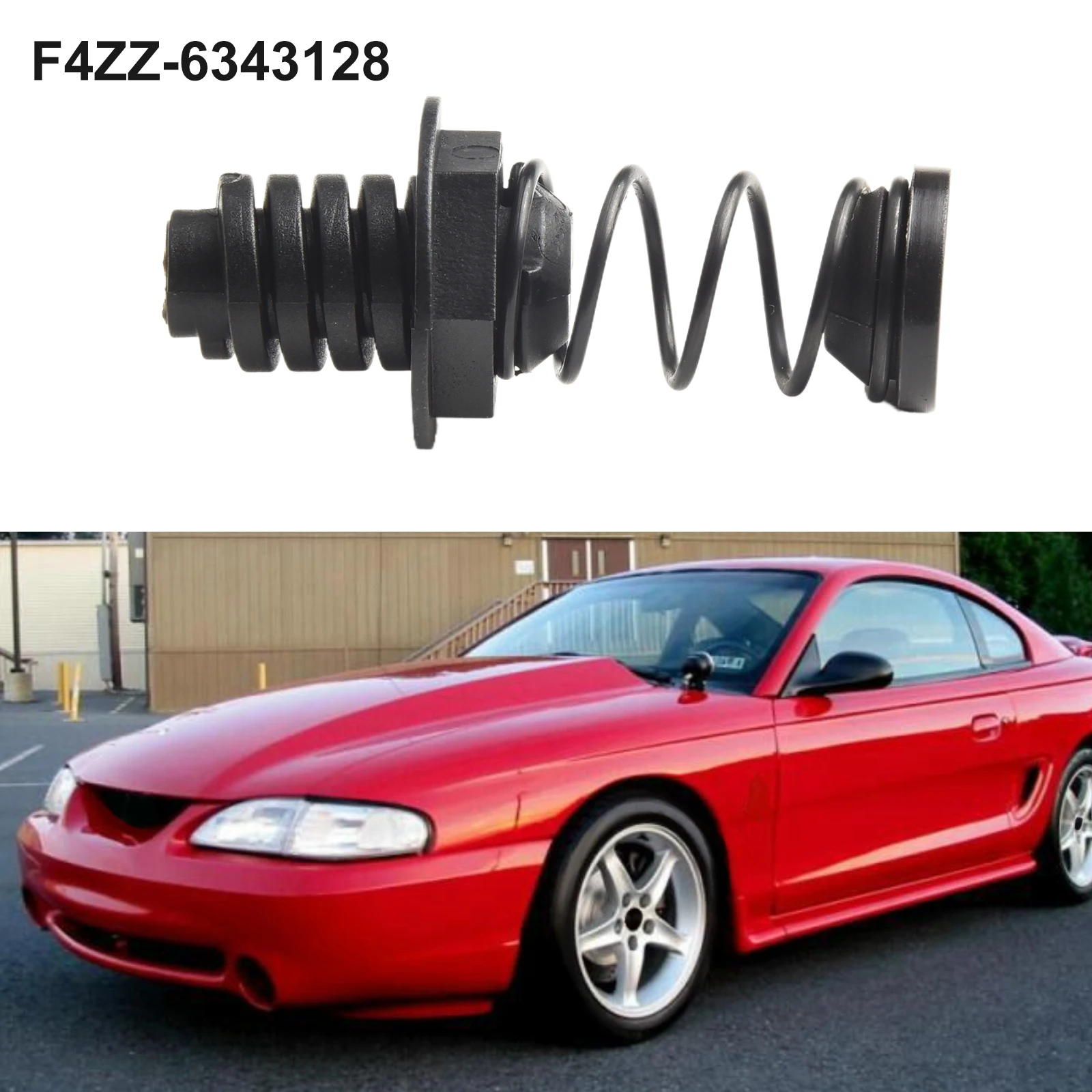 Truck Springs With Rubber Bumpers F4ZZ-6343128 For FORD For MUSTANG 1994-98 Black Automotive Shock Absorber Buffer Spring