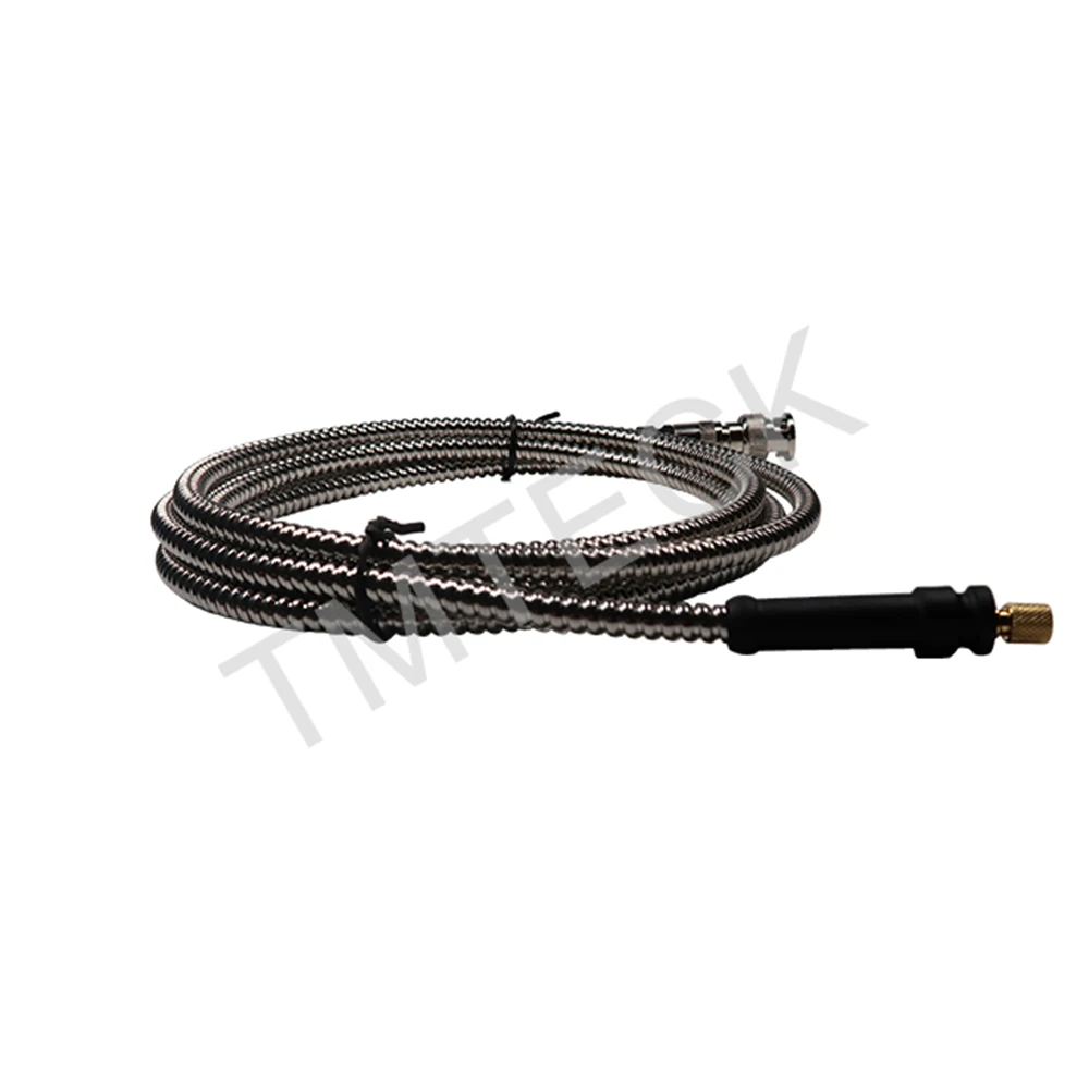 ใช้งานร่วมกับ BNC-Microdot สแตนเลสสตีลป้องกันป้องกัน Ultrasonic สายหุ้มเกราะสายเคเบิล