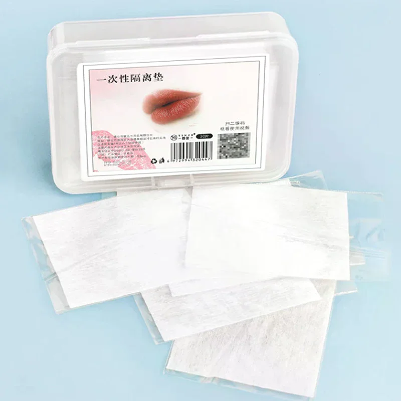 Microblading Tattooed Lip Oral Isolation Pad Tattoo Lip Disposable Protective Pad Film Permanent Makeup Tattoo Accessor 30/40pc