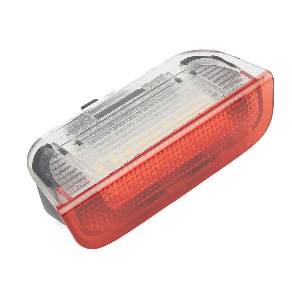 2Pcs Red White Lens Car LED Door Panel Courtesy Warn Light For Passat B6 B7 B8 CC 1K0947411A 1K0947411B Led Door Courtesy Lights