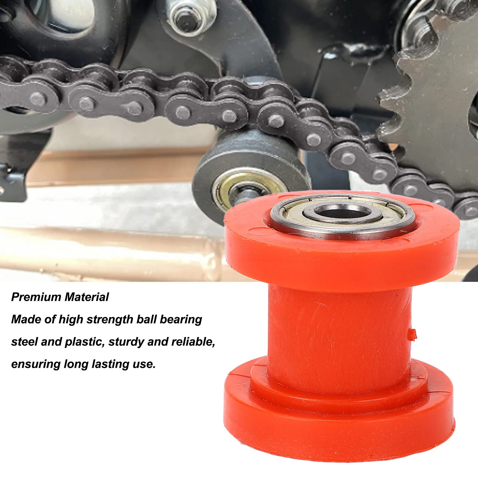 Chain Roller Tensioner Wheel  Easy To Install Chain Tensioner Roller Pulley for Doodle Bug Blitz Dirt Bug Racer Mini Bike