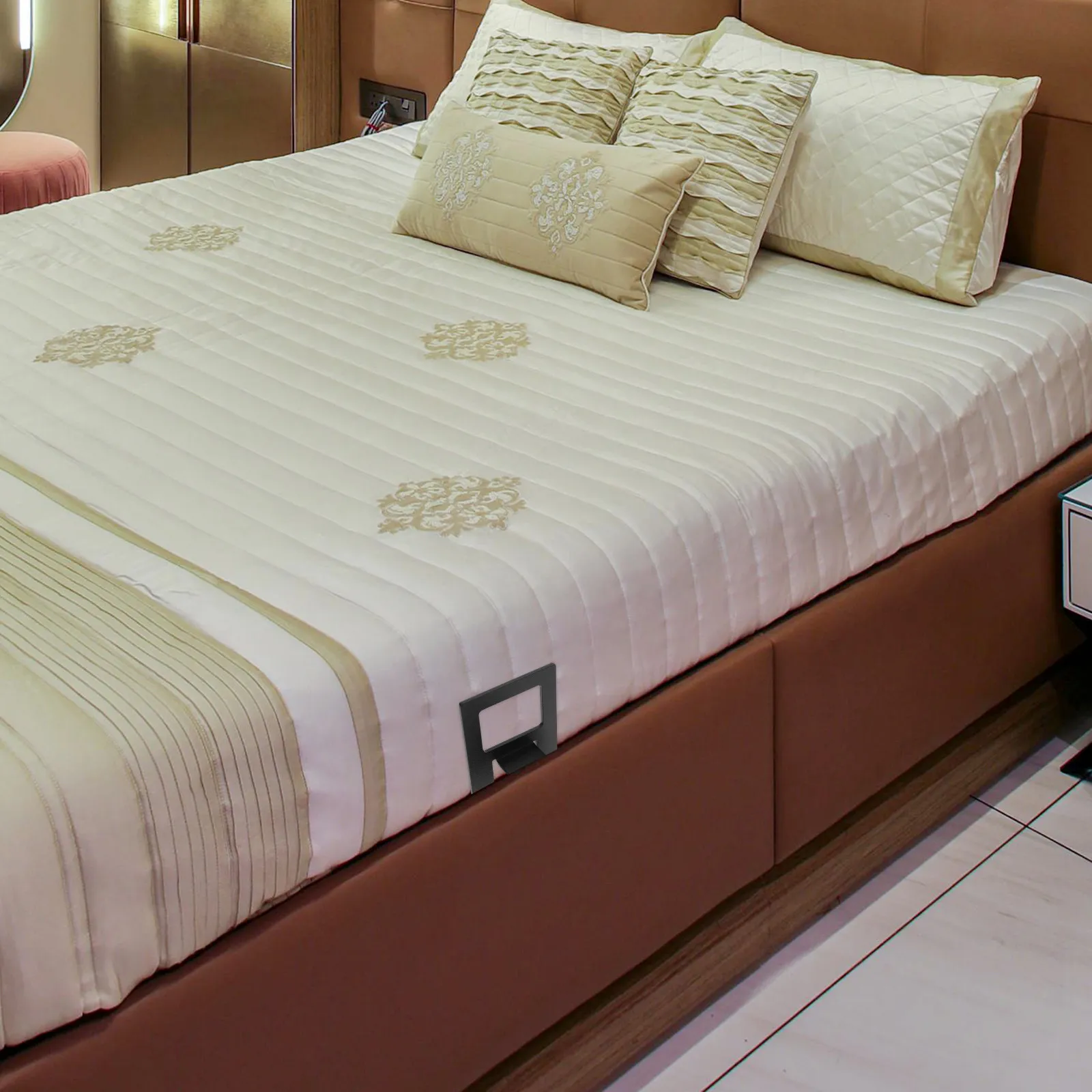 

Набор из 6 регулируемых металлических фиксаторов для матраса, предотвращающих скольжение, для дома