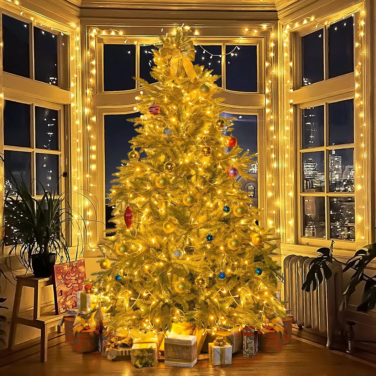 100M 800LEDs Outdoor LED Fairy String Lights Christmas Lights For Garland Wedding Party Holiday Garden Lamp Holiday Decoration