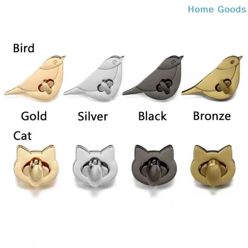 preferredMetal Bag Turn Lock Anti-Rust Bird Shape Clasp for DIY Leather Craft Handbag Purse Clutch Repair Decorationproduct