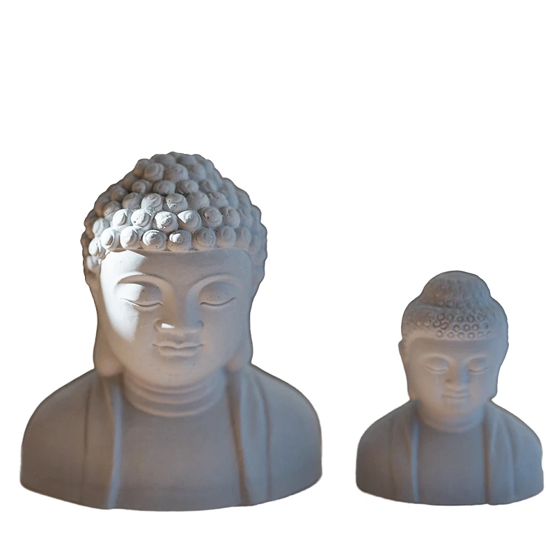 3d Buddha Statue Candle Silicone Mold Aromatherapy Plaster Clay Mould Handmade Epoxy Resin Molds Candle Making Supplies
