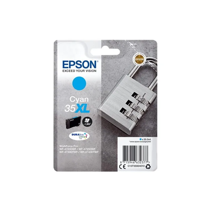 Epson T3592 (35XL) Cyan Original ink cartridge-C13T35924010 T3592 tintasycartuchos.com