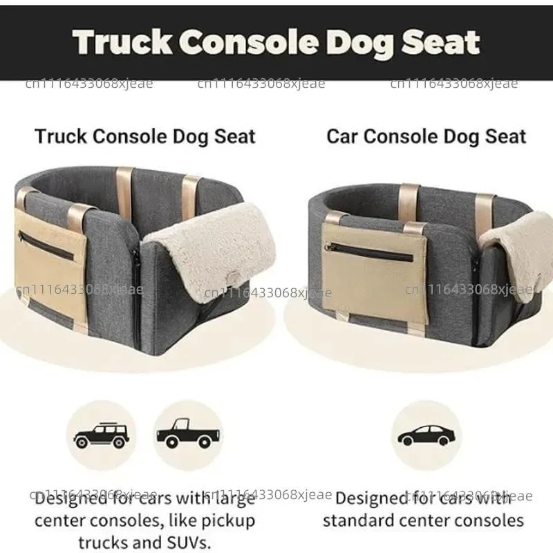 Go out portable pet nest car travel safety seat central control car pad kennel puppy car ride artifact