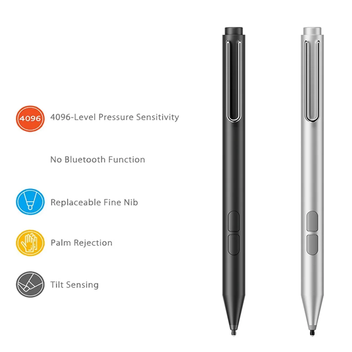 4096 Levels Stylus Pen for USB-C Charging for Pro 10 9 8 7 6 5 4 3 X/ Pro 11/Laptop 4