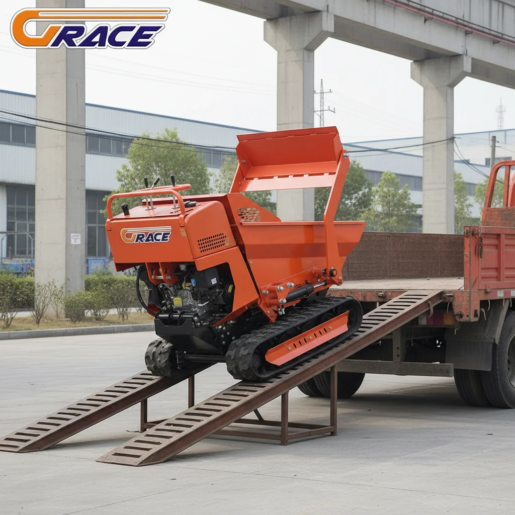 

800kg Crawler Mini Dumper Customized EURO5 EPA High Quality for Farm Construction Factory Direct Supply