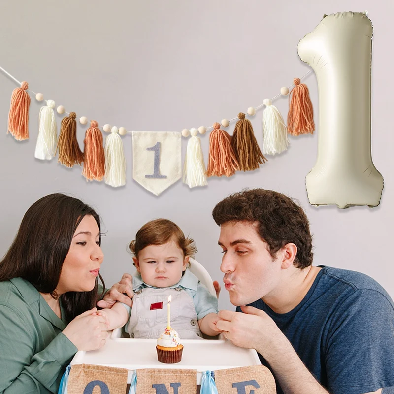 Happy Birthday Banner Handmade Tassel Garland Sets Baby Shower Anniversary  Birthday Party Balloon Decoration Crafts Supplies