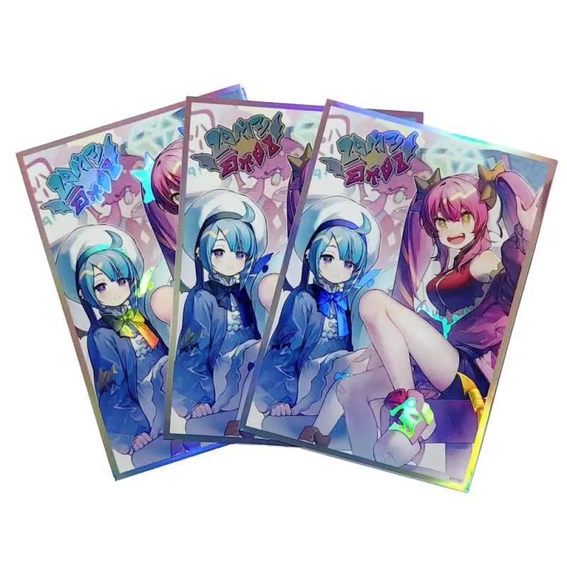 

50pcs/set Yu-Gi-OH! Live Twin Lilla VG Flash Card Sleeve Anime Game Collection Card Protective Cover Gift Toy 63x90mm