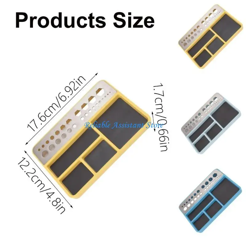 N58C Pad Screwter Tray กล่องเก็บสกรูขนาดเล็กสำหรับเครื่องมือซ่อมโทรศัพท์