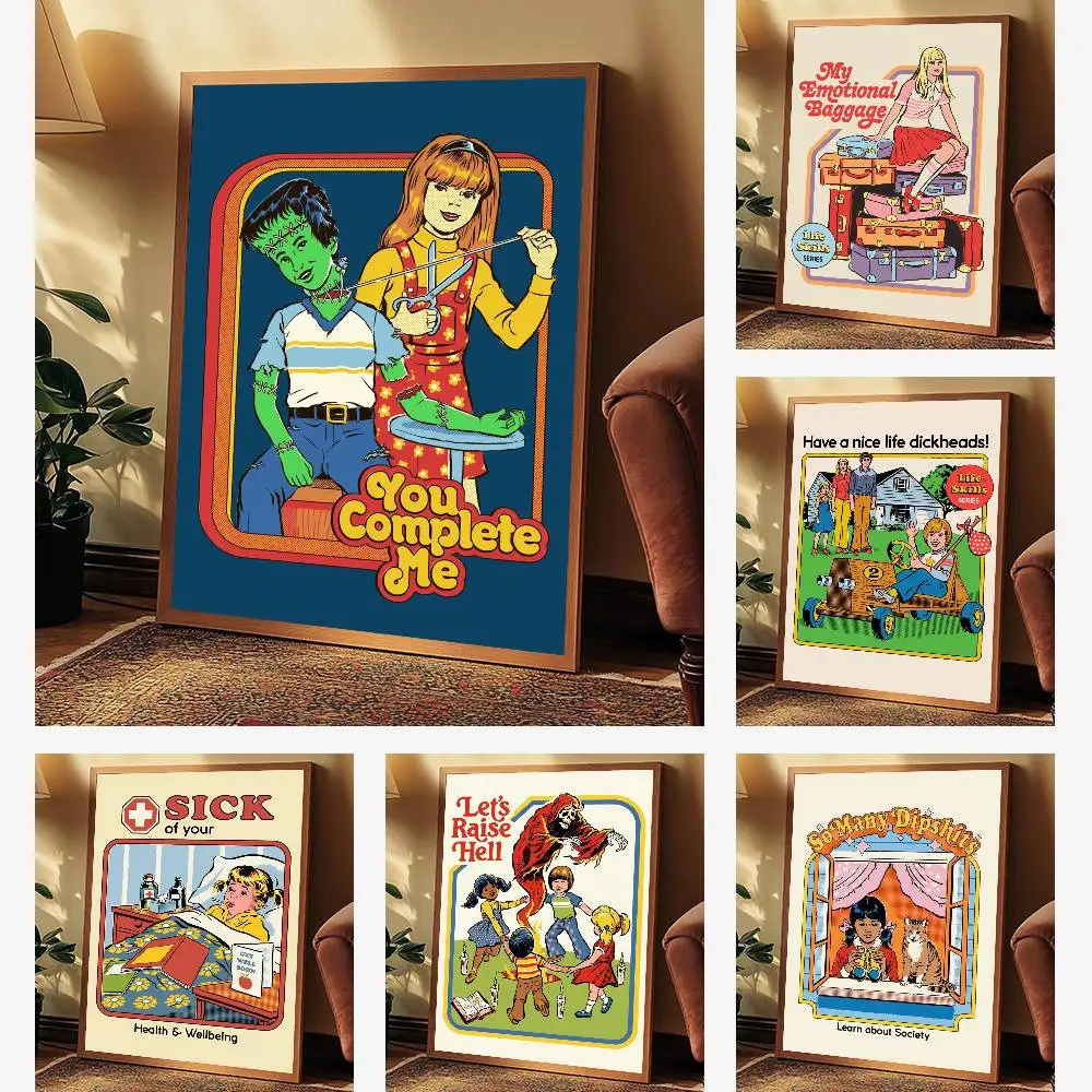 ملصق فني رعب من My First Knife Fight ستيفن رودس مع مطبوعات هدية تزيين غرفة النوم وغرفة المعيشة