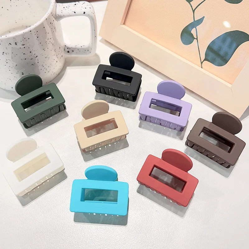 Hot Sell New Fashion Exquisite Small Geometry Simple Empty Clip Hairpin Barrettes for Women Girl Accessories Headwear Wholesale