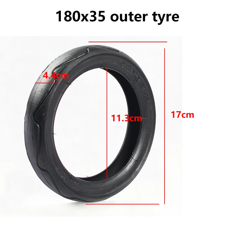 10 Inch 255x50 7inch 180x35 Inner Outer Tyre for Electric Scooter Tricycle Child Bicycle Tire 255*50