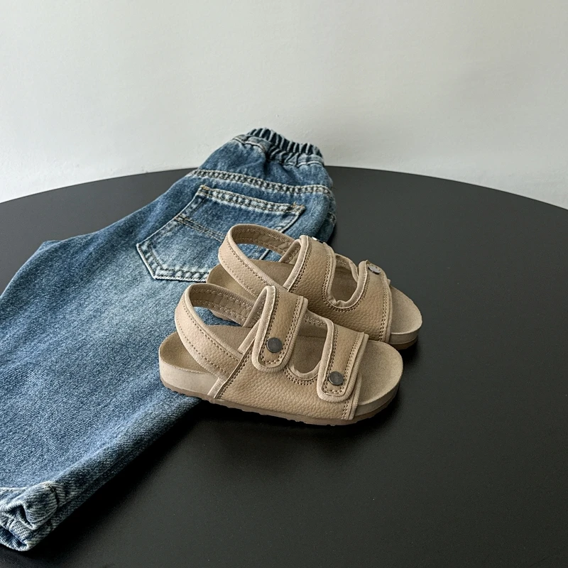 Mädchen Strandschuhe Offene Zehen Weiche Kindersandalen Koreanischer Stil Vielseitig 2026 Sommer Neue Kinder Prinzessinnen-Schuhe Lässig Rutschfest – Detail 6