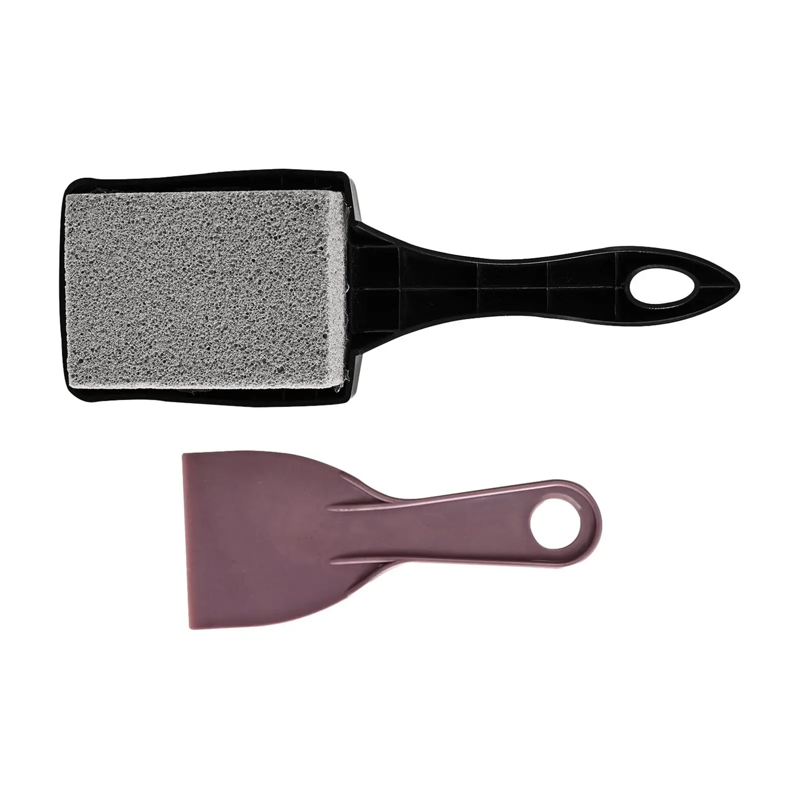 BBQ Cleaning Brush Pumice Grill Stone Scraper Set for Griddle Restaurant Picnic Cooking