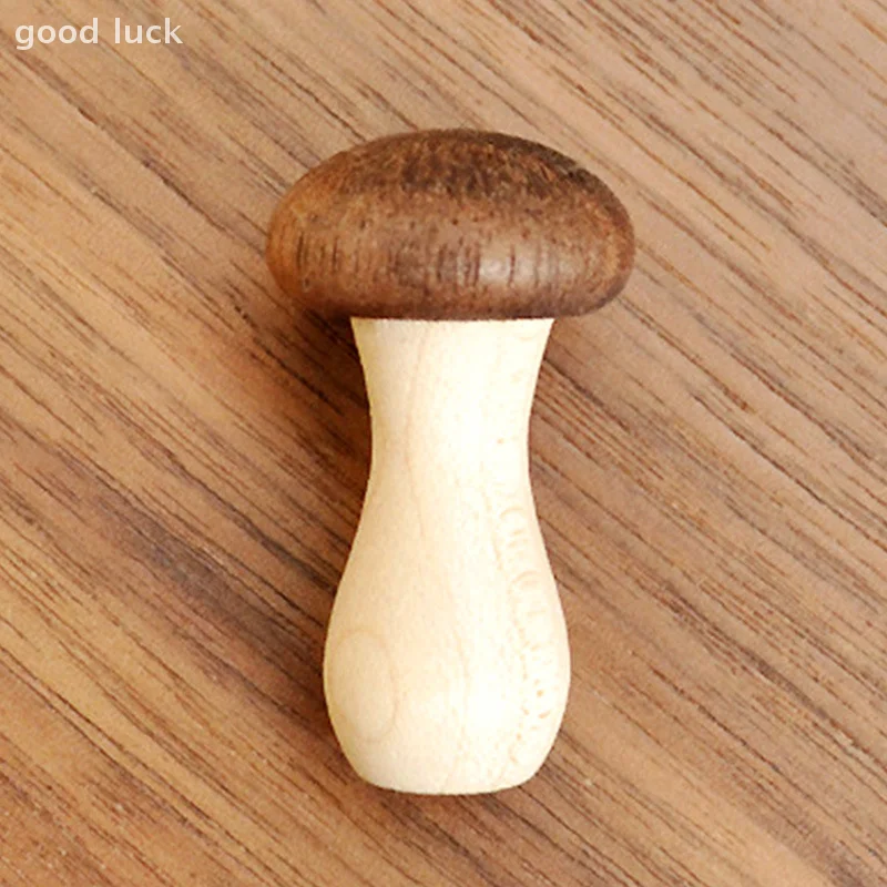 Support de baguettes en bois champignon, 2 pièces, Mini support de baguettes mignonnes, articles de cuisine de décoration pour la maison