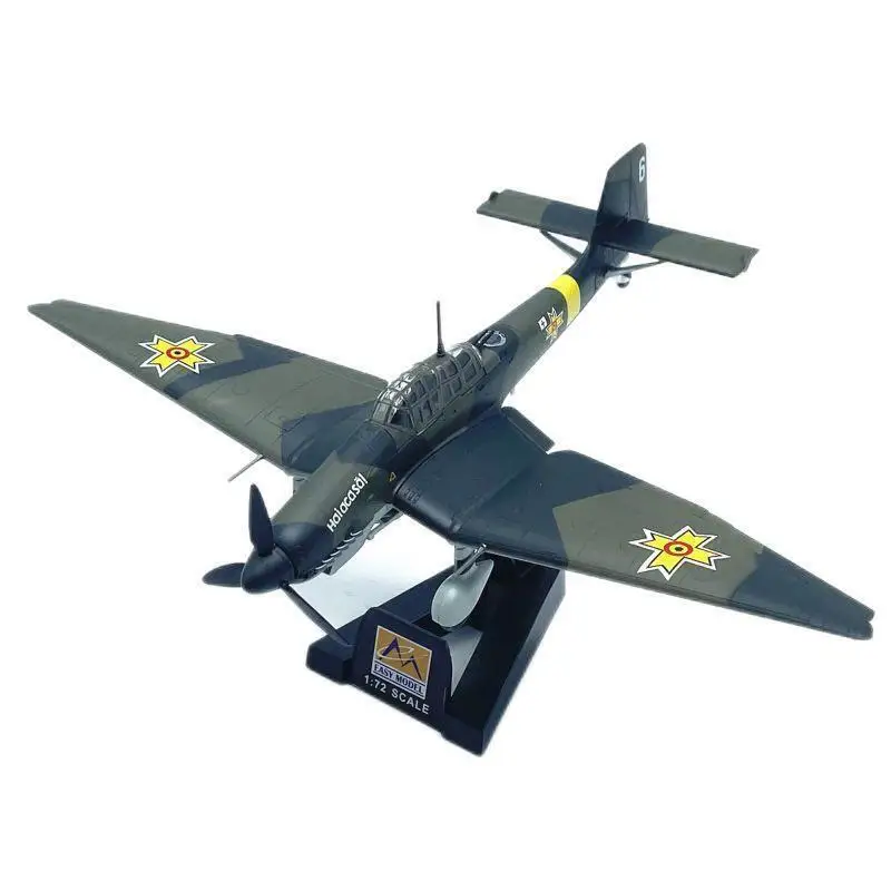 1/72 Aircraft F-14D VF-213/102 F-84E WWII Ju87 Stuka Bomber FW190 Fighter Plane Germany US Military AirForce Navy Airplane Model