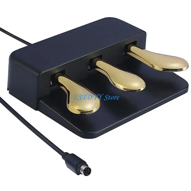 G6DE Universal Sustain Pedal for Electronic Keyboards Digital Pianos and Synthesizers