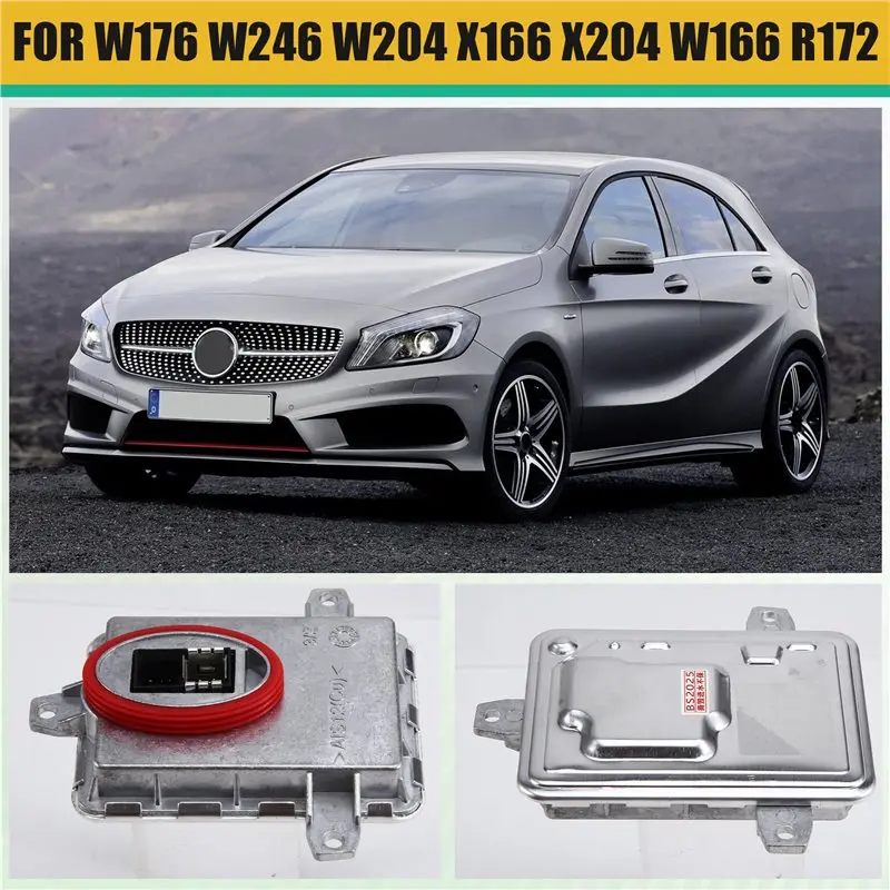 A02Q-HID Headlight Ballast Control Unit Module A1729015400 130732927001 For Mercedes Benz W176 W246 W204 X166 X204 W166 R172 view 3