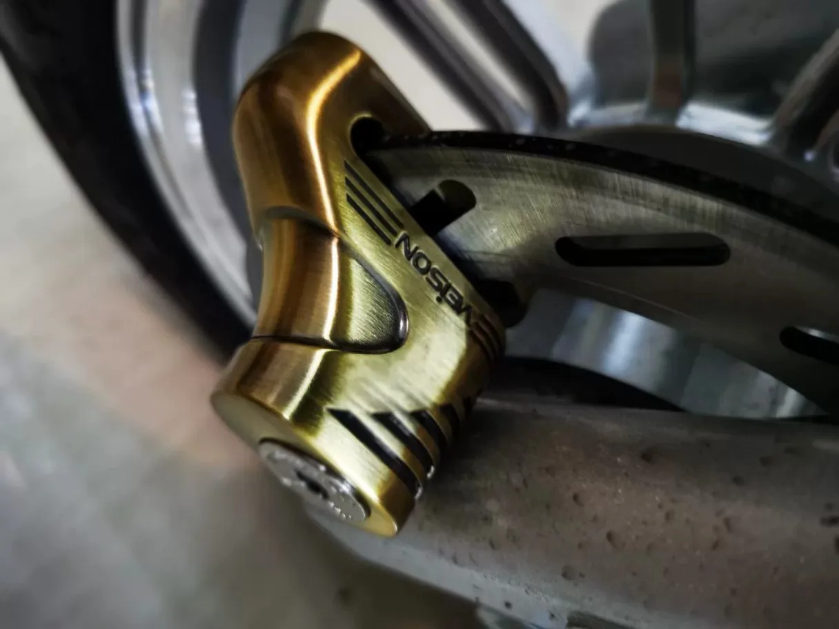 Anti-theft Lock Disc Lock for Motorcycles Bicycle Electric Scoote Anti-Theft Security Lock Bike Alloy Lock Universal Disc Brake view 4