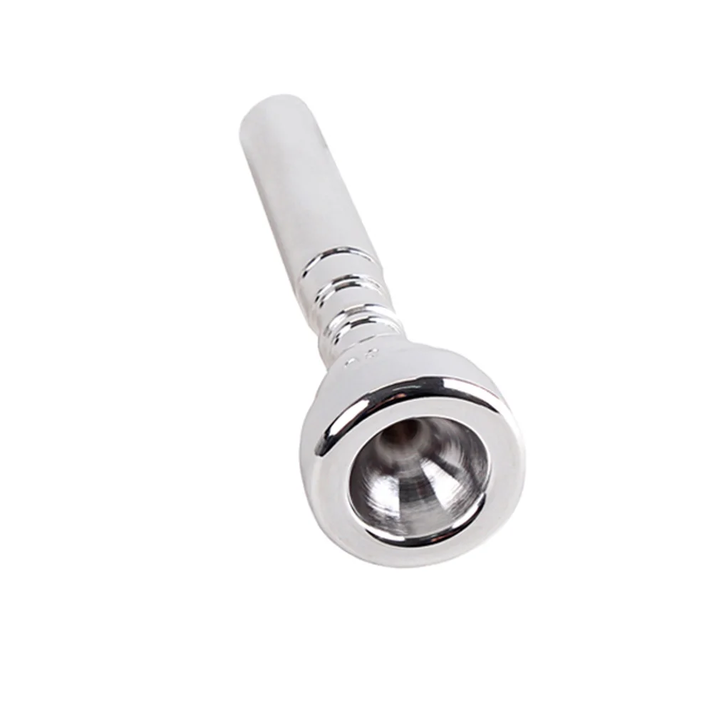 

1pcs Silver Plated Advanced Metal Full Tone Trumpet Design For Professional Silver Plated Beginners C507