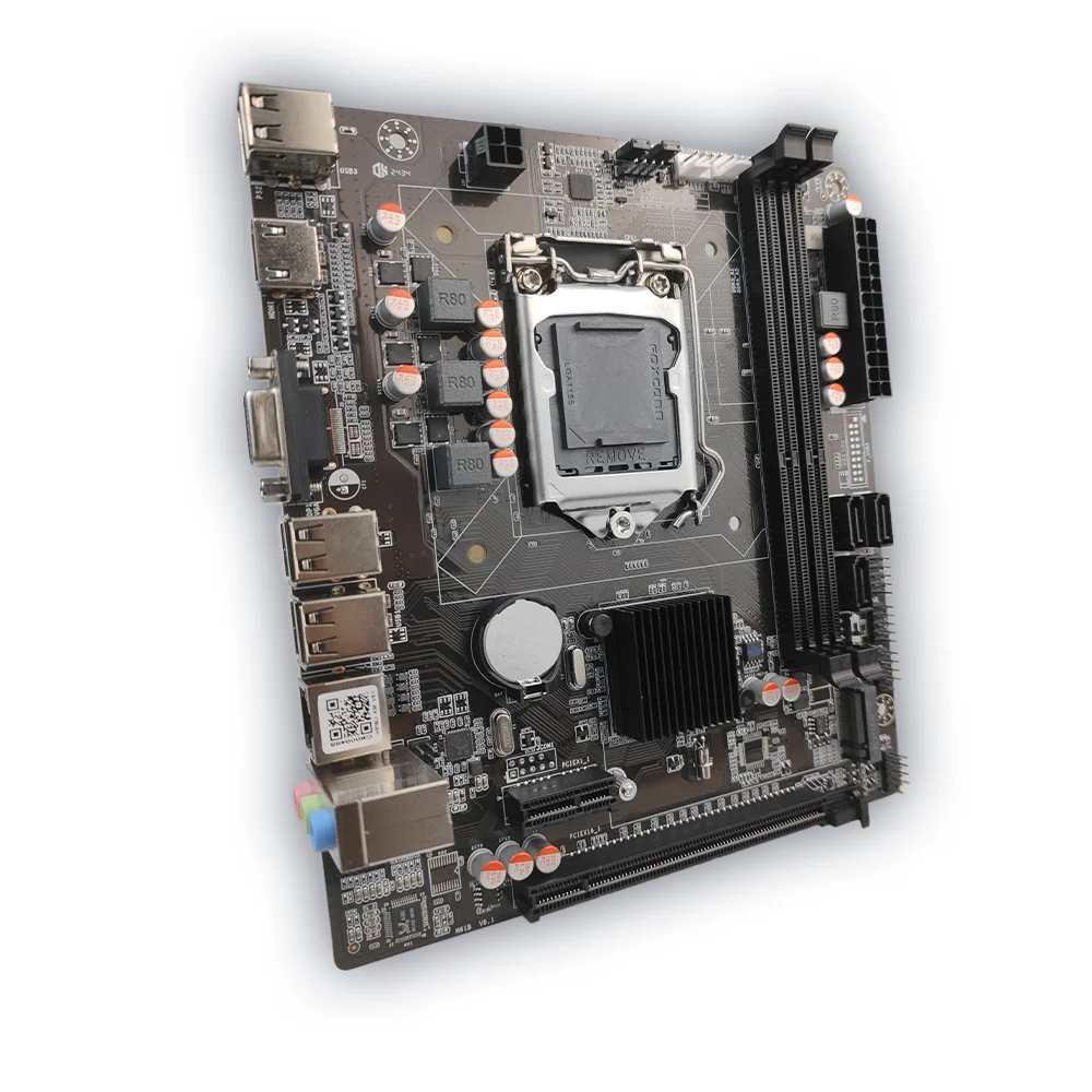 PCWINMAX New H61 LGA1155 DDR3 Micro ATX 2th 3th Gen Gaming Motherboard Micro ATX Desktop Mainboard Support i3 i5 i7 Xeon E3 V2
