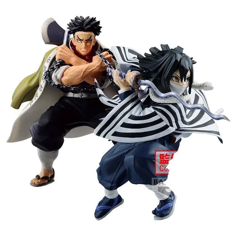 

Demon Slayer Kimetsu No Yaiba VIBRATION STARS Iguro Kobanai Wai Ming Yu Yumei Figure Animation Peripheral Doll Model Gift