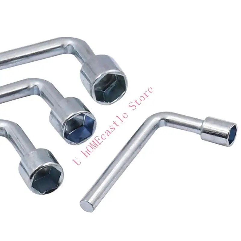 63HF Heavy Duty Wrench for Hexagon Socket Screw Metric L Shaped Angled Socket Wrench High Carbon Steel Repair Tool