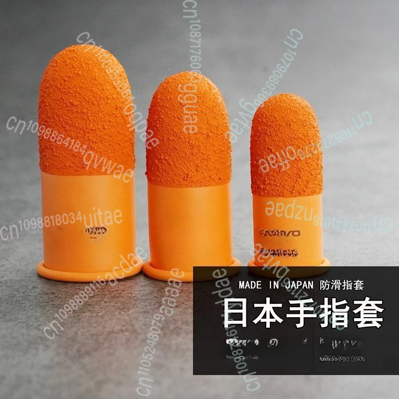 

Нескользящая крышка на палец японско-оранжевого цвета, отличное трение, помогающая вытягивать иглы, кожа ручной работы своими руками 6908-3 шт.