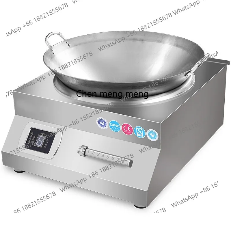 

6000W concave hotel commercial kitchen electromagnetic cooker high power commercial induction cooker high efficiency